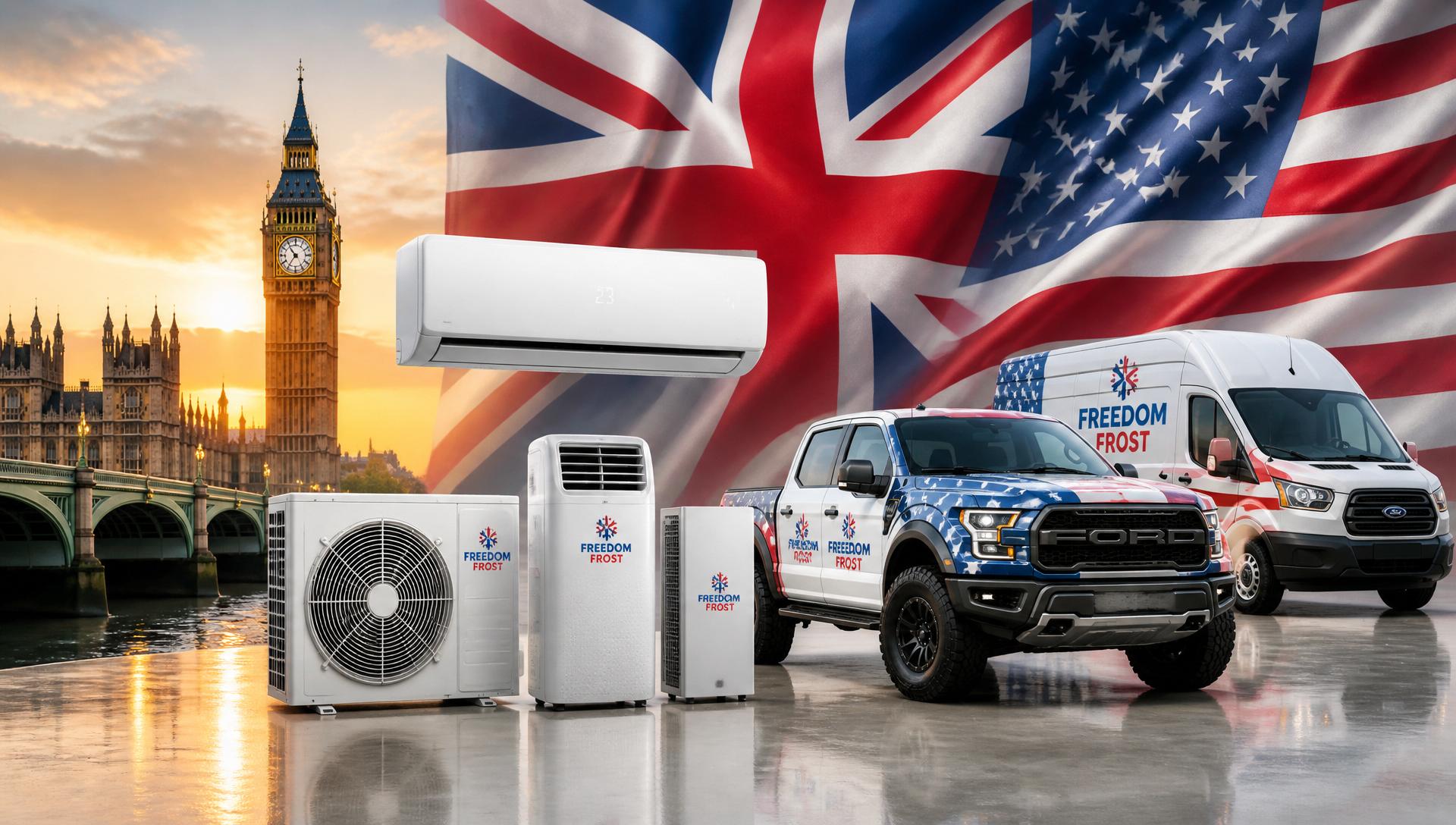 Freedom Frost branded American pickup truck